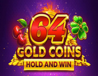 Icon of 64 Gold Coins Hold and Win
