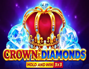 Icon of Crown and Diamonds: Hold and Win