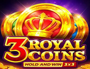Icon of 3 Royal Coins: Hold and WIn