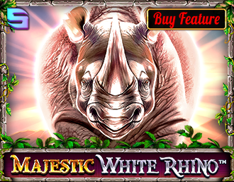 Icon of Majestic White Rhino