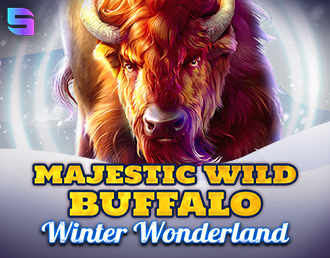 Icon of Majestic Wild Buffalo - Winter Wonderland