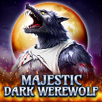 Icon of Majestic Dark Werewolf