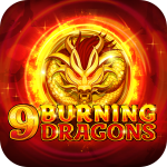 Icon of 9 Burning Dragons