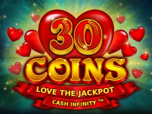 Icon of 30 Coins Love the Jackpot