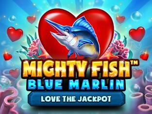 Icon of Mighty Fish™ Blue Marlin Love the Jackpot